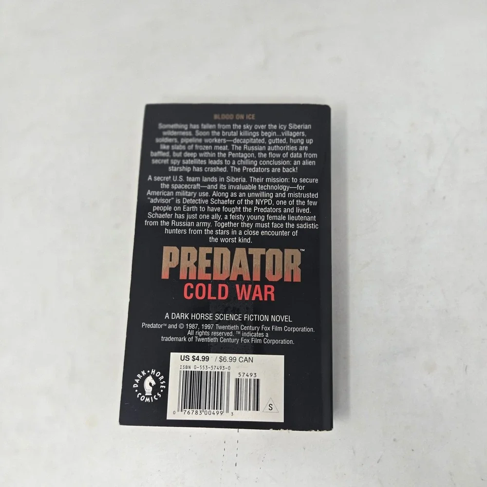Predator Cold War Nathan Archer Bantam Spectra 1997 Sci-Fi Paperback Book